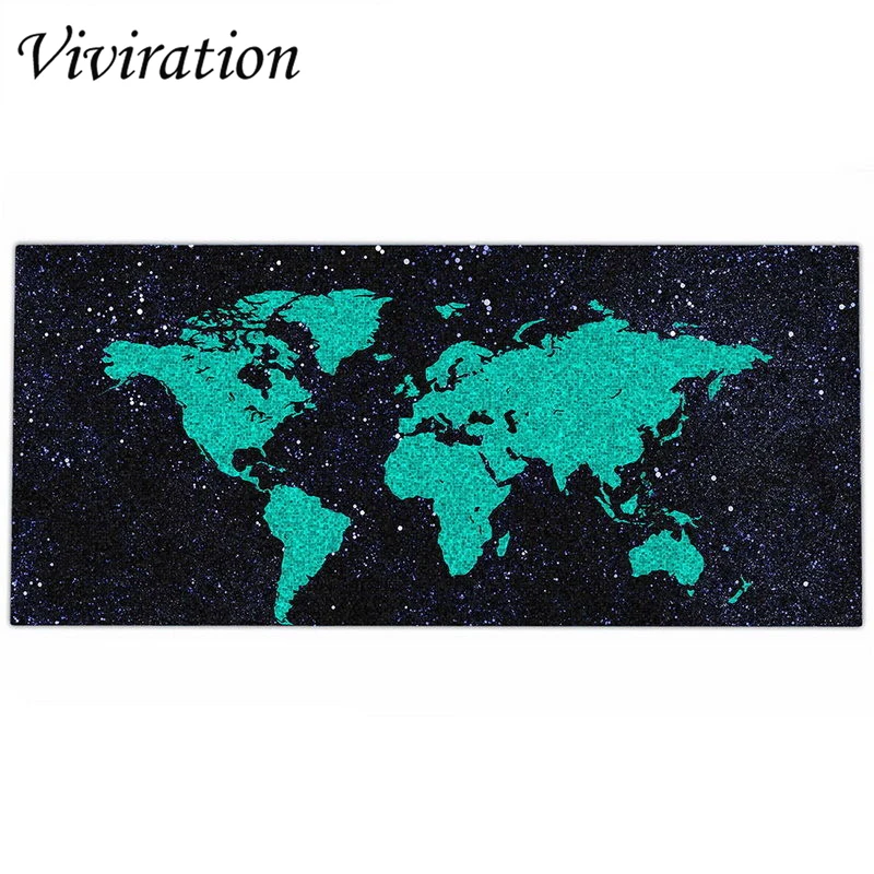 

Word Map Edge Locking Mouse Pads 90 X 40 cm Rubber Gaming Mat Mice Pad Computer Laptop MousePad OEM DIY Gift For cs go Gamer