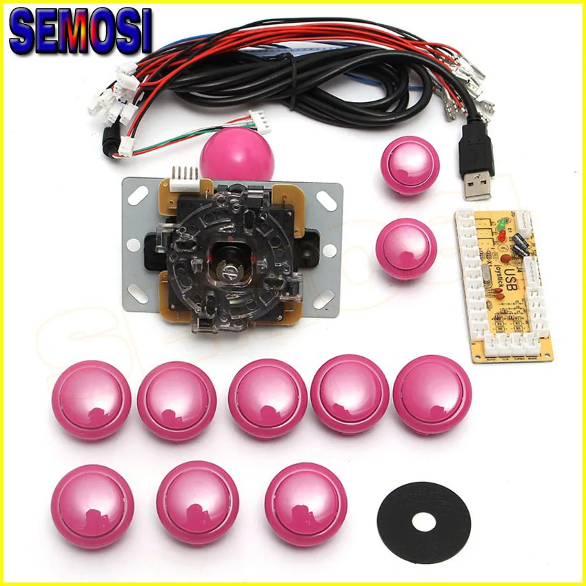Zero Delay USB Cable Encoder Board and Push Buttons DIY Parts Kit 8 Way Arcade Joystick Replacement | Спорт и развлечения