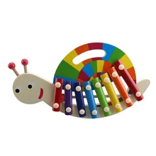 Милые животные ксилофон игрушки для детей ранний музыкальный инструмент ручной стук Музыкальные инструменты пианино детские головоломки Развивающие игрушки