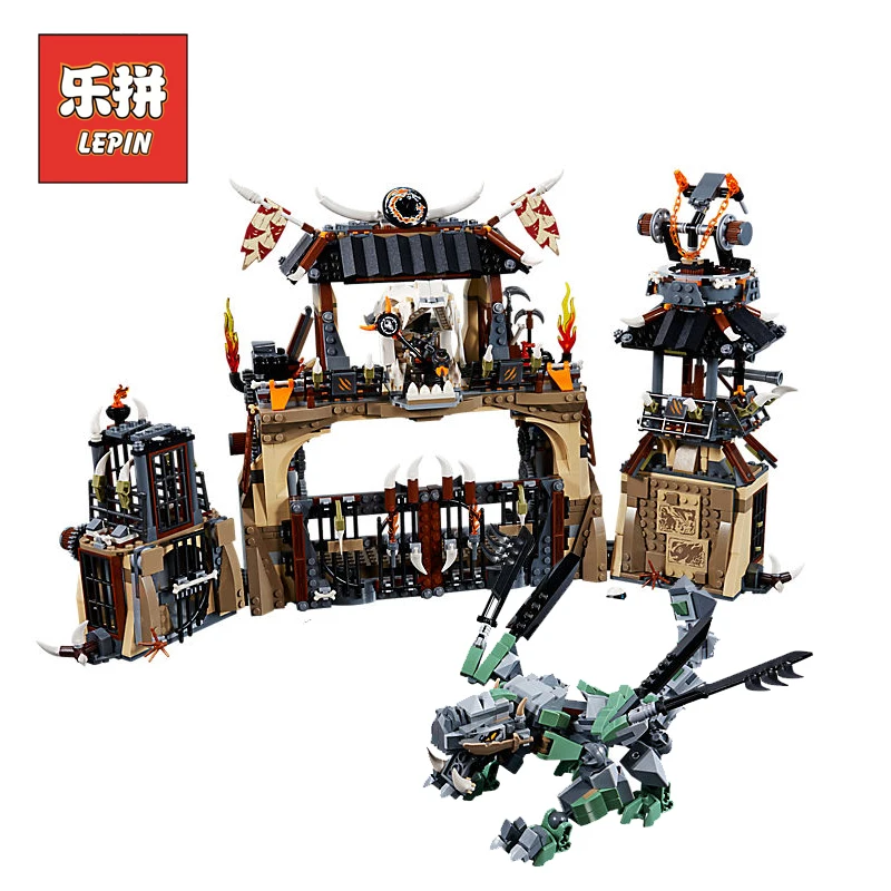 

New Lepin Ninja Movie 06082 Dragon Pit Set Compatible Legoings Ninjagoinglys Series 70655 Building Blocks Bricks Kids Toy Gifts
