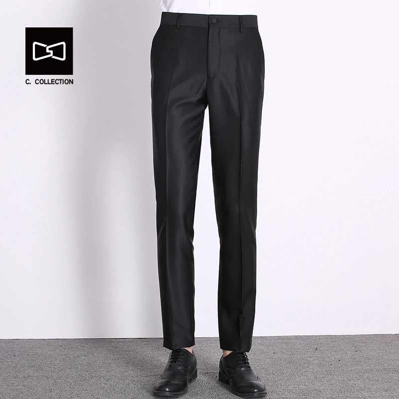 Мужской костюм брюки Slim Fit Брюки для мужской формальные Бизнес брюки|men suit pants|suit