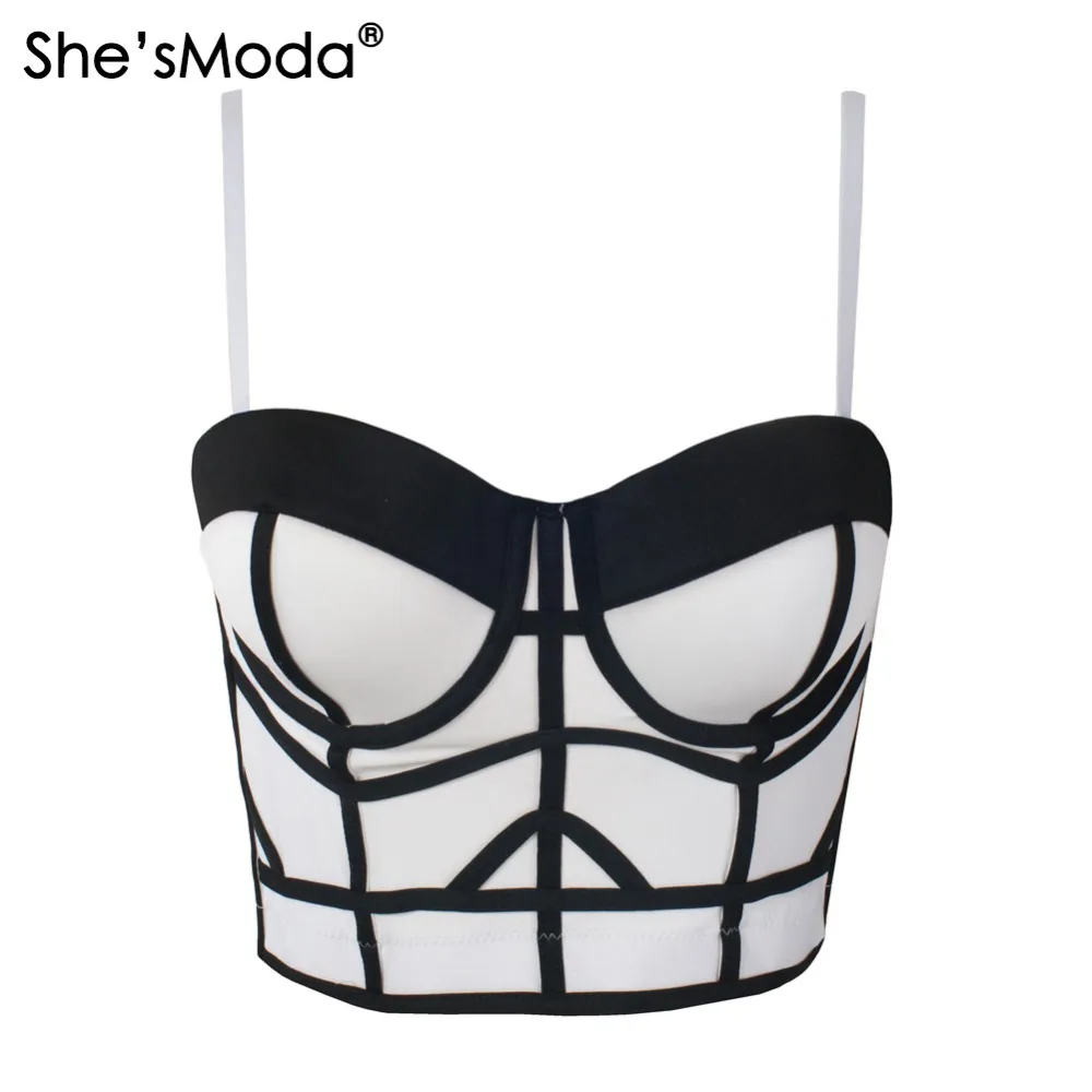 Женское геометрическое бюстье She'sModa с эффектом пуш-ап для свадебной вечеринки |