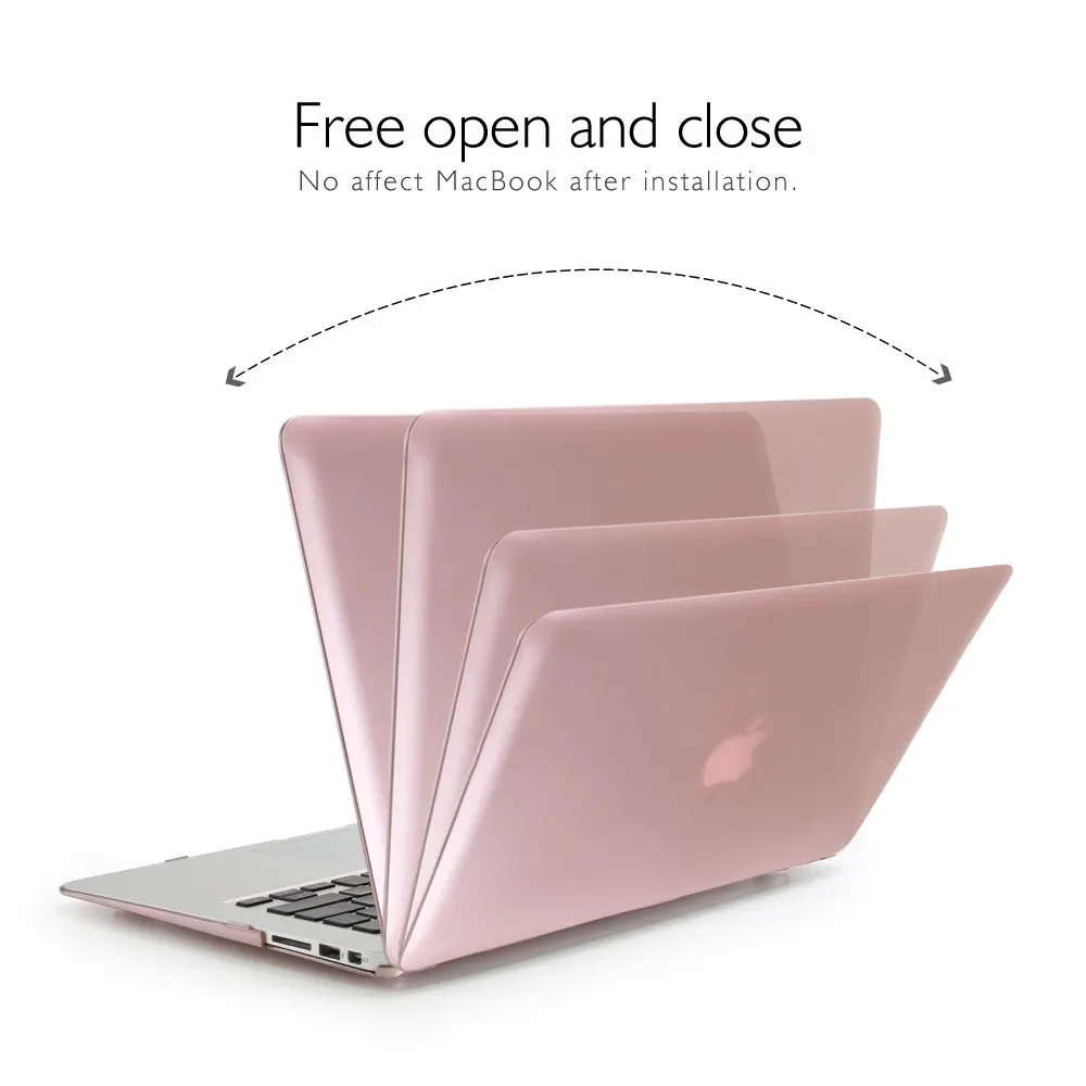 Жесткий Чехол для ноутбука + кожаная накладка клавиатуры 2018 выпуска Apple MacBook Pro 15