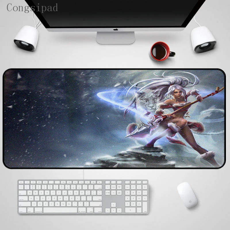 Congsipad большой Size400X900X2mm игровой Мышь Pad League of Legends Мышь Pad Мышь коврики коврик для ноутбука для компьютера коврик для мыши