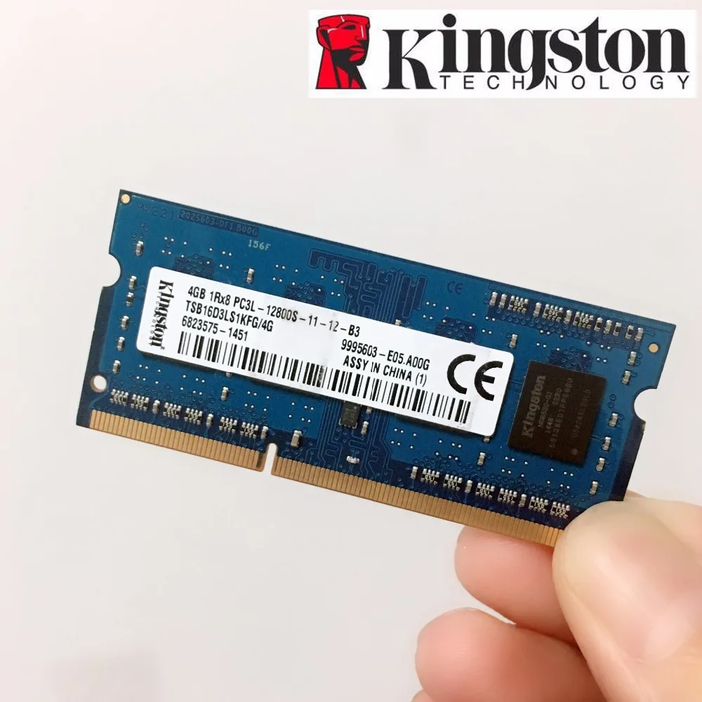 Оперативная память Kingston модуль памяти ноутбук 4 ГБ 2 8 PC3 PC3L DDR3 1333 1600 МГц 10600 12800