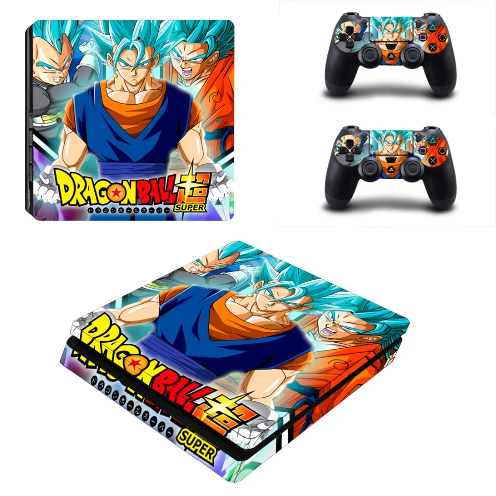 Dragon Ball Супер Broly PS4 тонкий кожи Стикеры для Игровые приставки 4 консоль и контроллер для Dualshock 4 PS4 тонкий Стикеры наклейка