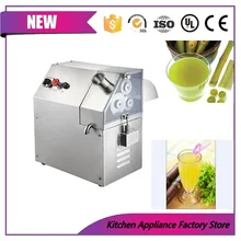 Электрический из нержавеющей стали промышленный 3 ролики фруктоза тростника соковыжималка мельница сахарного тростника