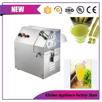 

Free shipping electric stainless steel industrial 3 rollers fruit sugar cane juice extractor machine sugar cane mill