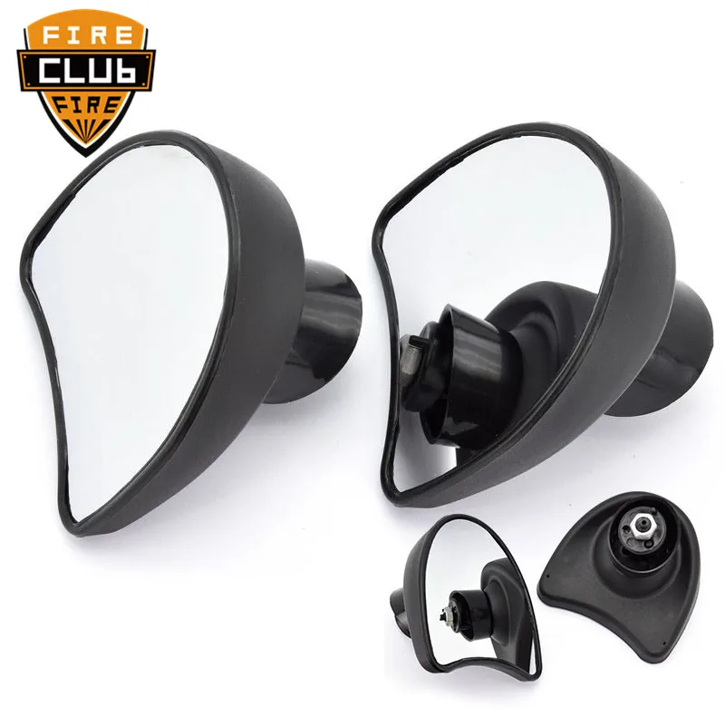 

Wide Black Fairing Mount Mirrors For Harley Electra Street Glide FLHX 96-13 FLHTK FLHTCU