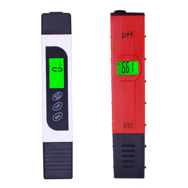

pen design Digital 0.01 PH tester with backlight + TDS EC meter Water Quality test LCD Monitor Aquarium Pool tool 15% OFF