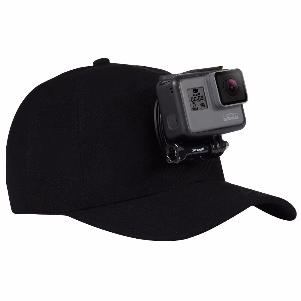 PULUZ for GoPro Accessories Outdoor Sun Hat Topi Baseball Cap W/ Holder