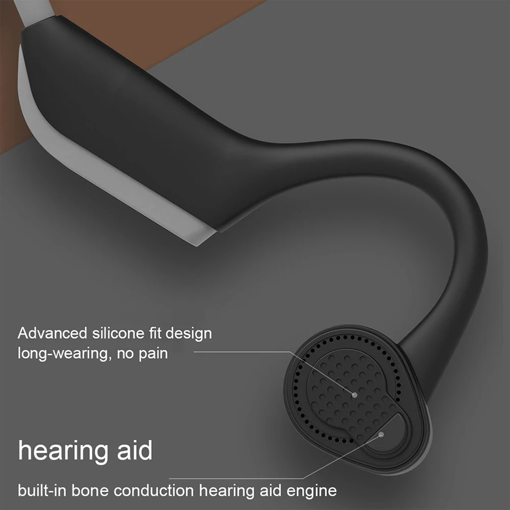 Bluetooth 5,0 S. Wear J20 беспроводные наушники костной проводимости наушники для спорта на открытом воздухе гарнитура с микрофоном гарнитуры громкой связи