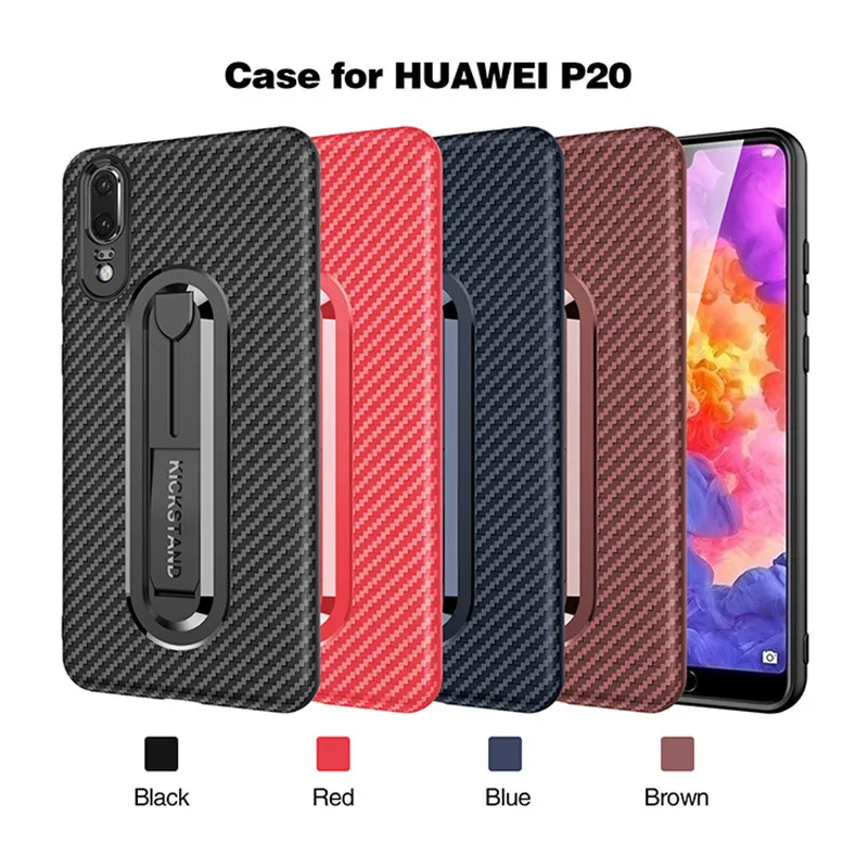 

Soft silicon Ring Phone Case For Huawei P20 lite P10 PLUS P Smart Honor 7A 7C mate 20 10 Y9 Y7 Y6 prime 2018 Stand Holder Cover