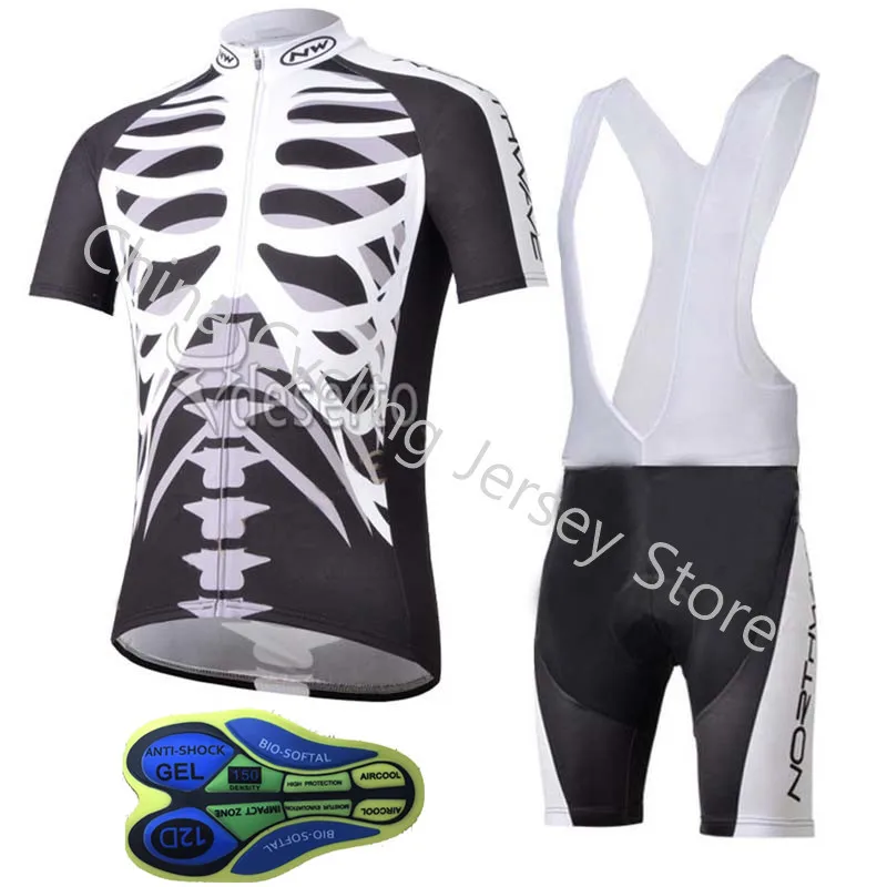 

2019 New men pro Cycling Jersey Set MTB team Outdoor Summer NW Northwave Road quick dry Sportswear Clothing maillot ciclismo