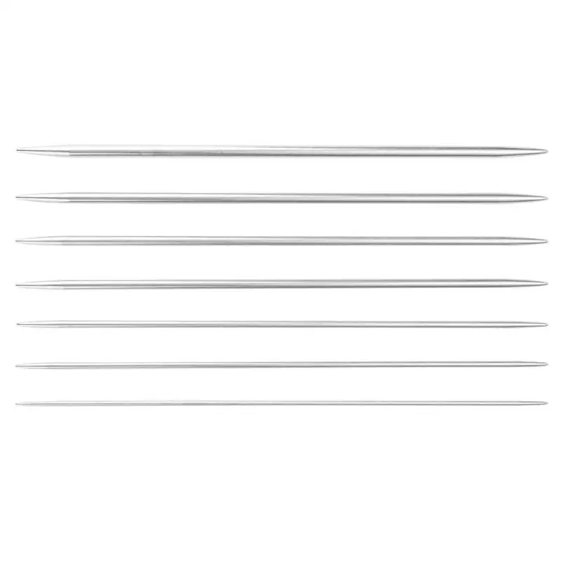 35Pcs/set 20cm Straight Knitting Needles Stainless Steel Crochet Hooks for DIY Weave Knitting Tools Sewing Accessories