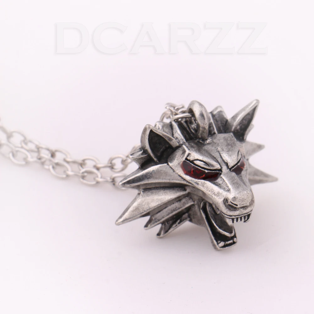 Wizard Witcher 3 Medallion Necklace Wolf Head Pendant Wild Hunt Figure Game Cosplay Jewelry Top Quality Gothic Collar Wizard Witcher 3 Medallion Necklace Wolf Head Pendant Wild Hunt Figure Game Cosplay Jewelry Top Quality Gothic Collar