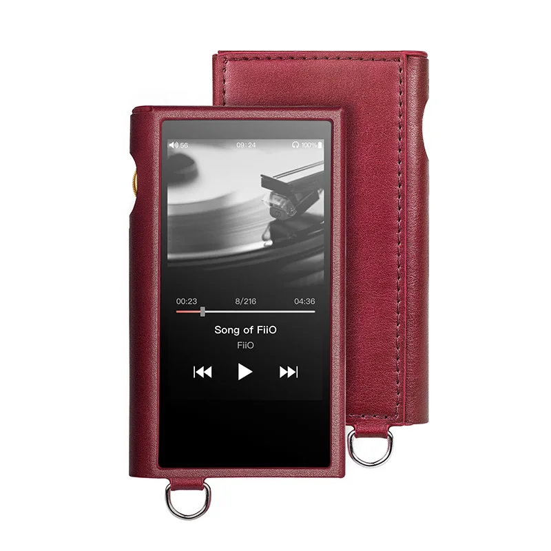 Кожаный чехол FiiO SK-M9 для музыкального плеера M9 красного цвета | Электроника