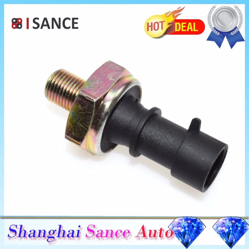 ISANCE Engine Oil Pressure Switch 1252555 1252573 55354325 For Opel