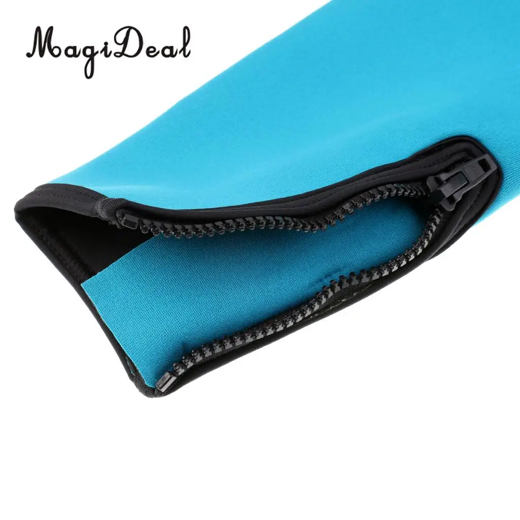 Mens 2mm Neoprene Elastic Zipper Jacket Top Long Pants Split Wetsuits Diving Suit Swimsuit Scuba Surf Snorkeling