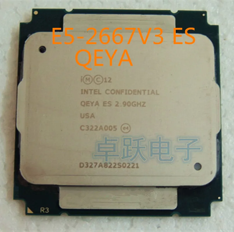 Оригинальный Intel Xeon ES версия E5-2667V3 QEYA высокочастотный ЦП 2 90 ГГц 8-ядерный 35M E5 2667V3