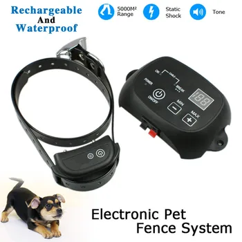 

Waterproof Electronic Dog Fence System RechargeableInvisible Dog Training Collar Wireless In-Ground Fence Containment System