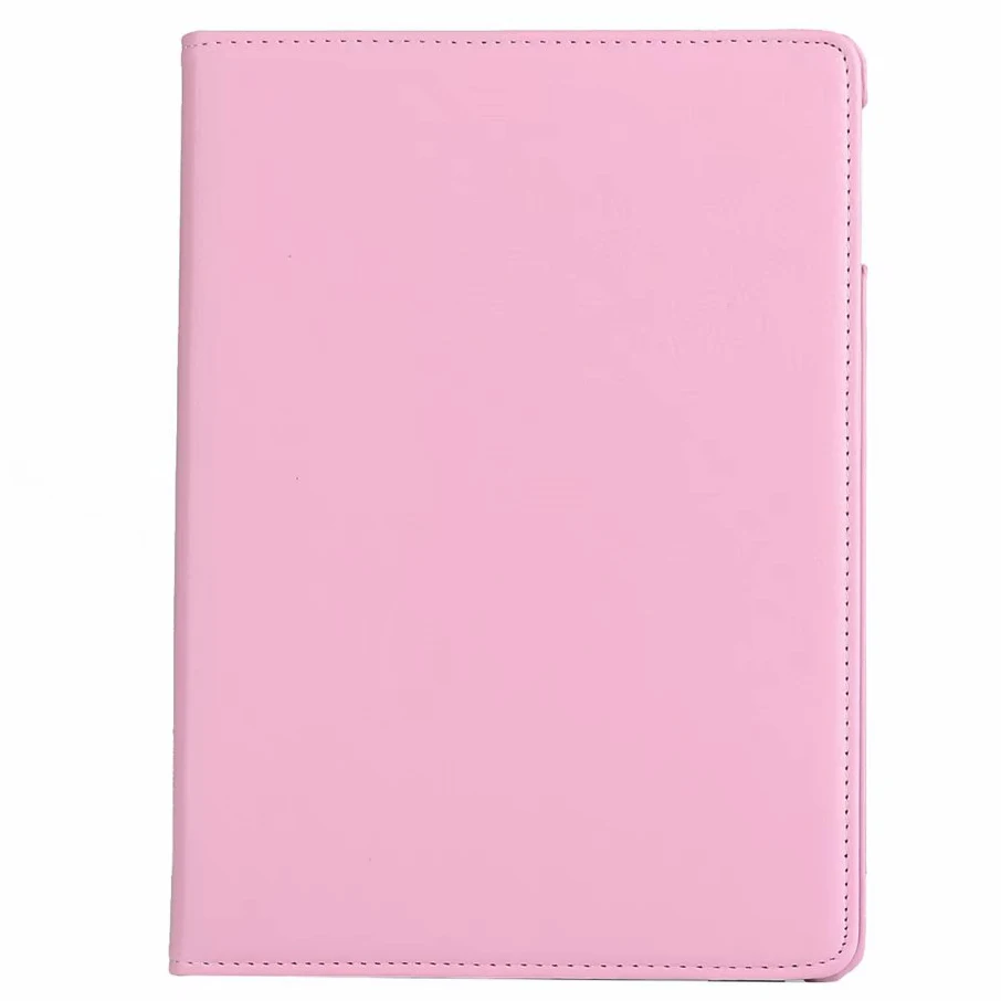 360 градусов вращающийся кожаный Smart Cover чехол для Apple iPad 9,7 A1822 A1823 A1893 A1954 5th 6th 5 6 поколения Funda - Цвет: Pink