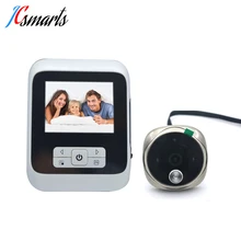 Electronic Hidden Door Bell Camera Video Peephole Door Eye Viewer Mirilla Digital 3 0 inch Monitor