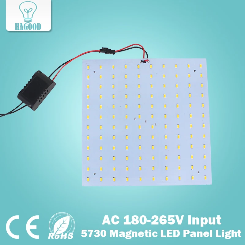 Светодиодный квадратный потолочный светильник 180 265 в 10 Вт 15 18 20 25 35 5730|lighting panel
