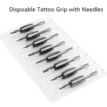 Новое поступление Татуировка ручка с иглами 30 шт./кор. 19 мм круглый вкладыш RL Черный одноразовые иглы татуировки 3/" ручка наконечник трубы стерилизованный