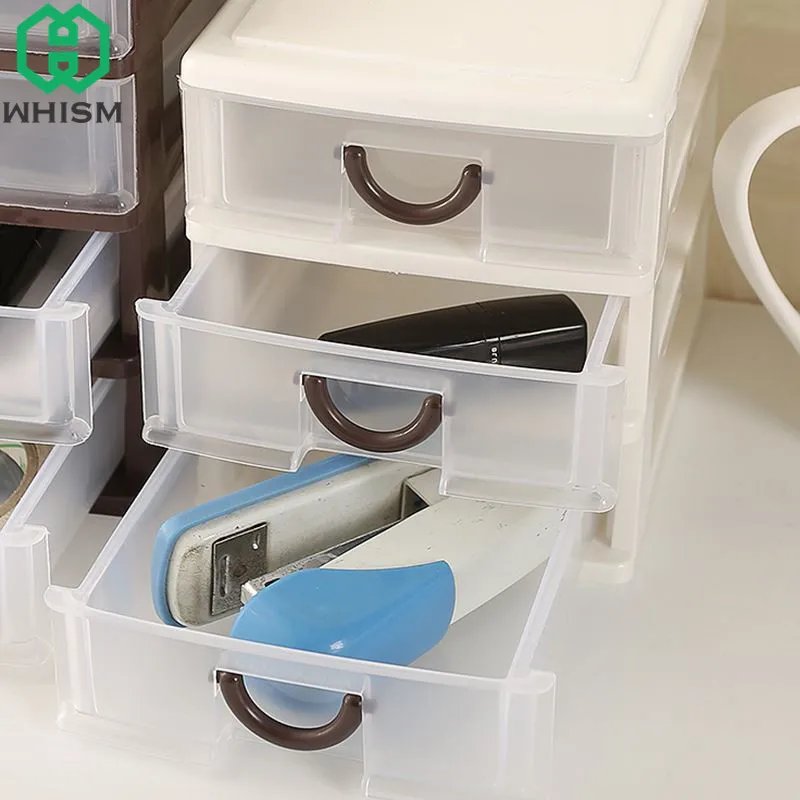 WHISM 2/3/4 طبقات شفافة البلاستيك درج تخزين ماكياج المنظم حامل مجوهرات التجميل صندوق تخزين أشتات الحاويات WHISM 2/3/4 طبقات شفافة البلاستيك درج تخزين ماكياج المنظم حامل مجوهرات التجميل صندوق تخزين أشتات الحاويات