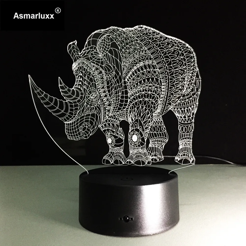 Asmarluxx 3d led lamp1257