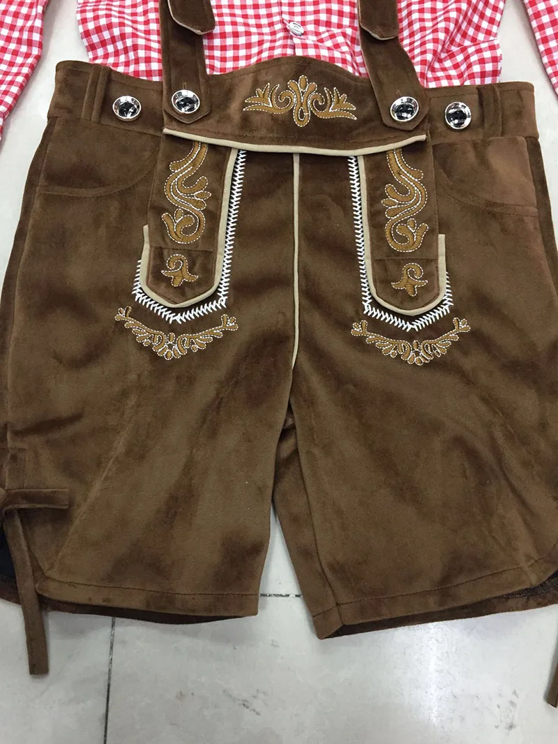 Детский пивной костюм для мальчиков детской рубашки Lederhosen форма фантазии