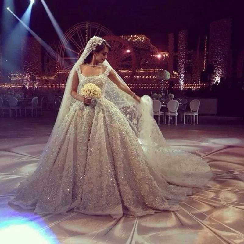Amazing Lace Royal Train Wedding Dress 2017 New Vintage Vestido De