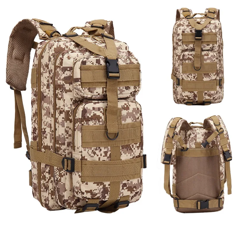 

NIBESSER Nylon Tactical Backpack Military Backpack Waterproof Army Rucksack Outdoor Camping Hiking Fishing Large Capacity Bags