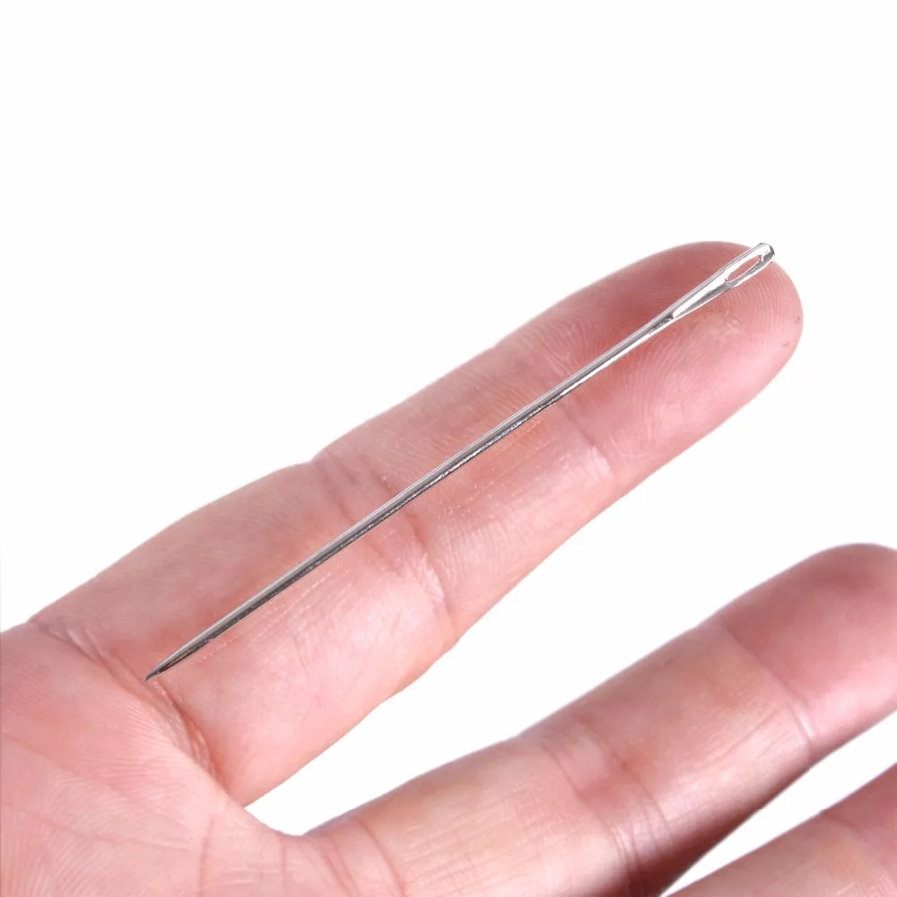 12pcs I TYPE Weaving Needle Hook /Sewing Needles For Human Hair