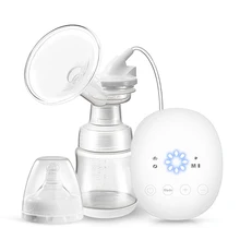 Один Электрический молокоотсос интеллектуальный сенсорный светодиодный автоматический и массажный и открытый молочный и сосать молоко перезаряжаемая Чувствительная Сенсорная панель