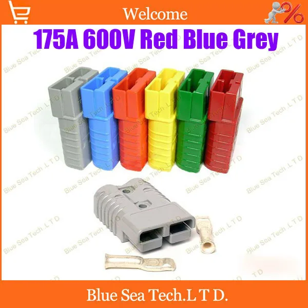 

New SMH 2P 175A 600V Power Connector Battery Plug,male&female Connectors kits For forklift electrocar