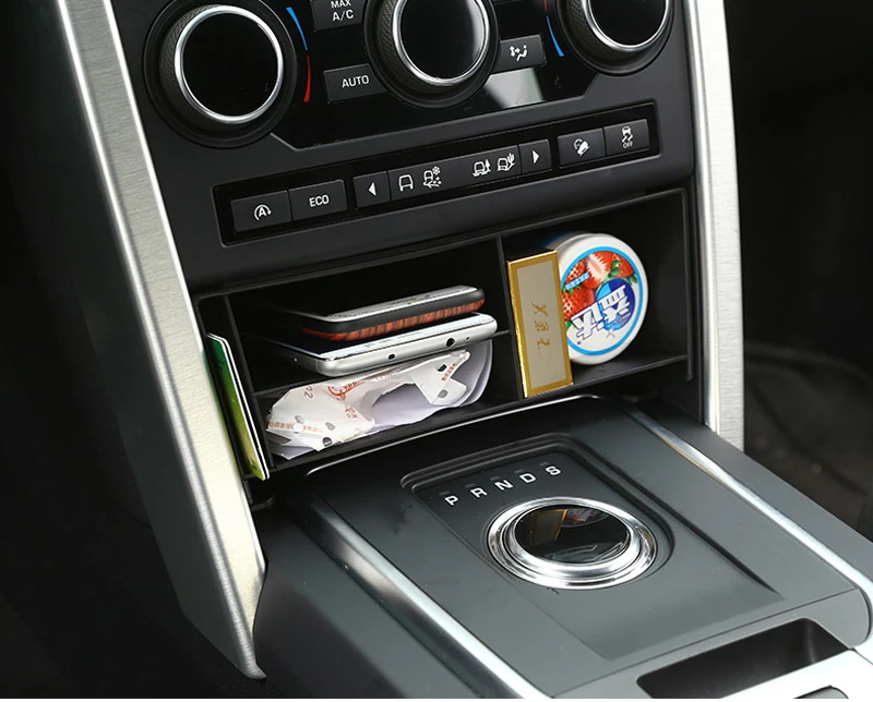 Аксессуары для салона автомобиля Высокое качество пластик центральная консоль многофункциональный ящик для хранения для Land Rover Discovery Sport