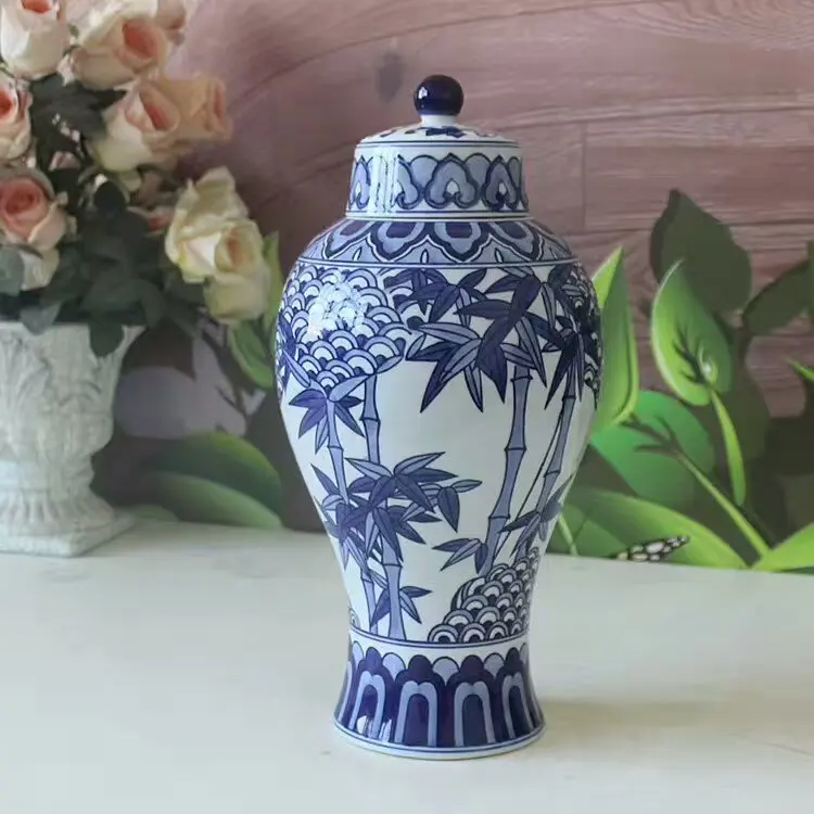 Керамические баночки для имбиря Jingdezhen античные фарфоровые висков китайские с