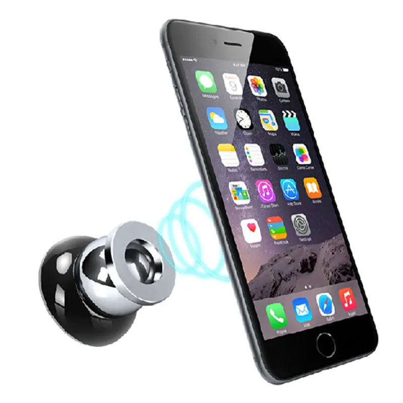 Magnetic Mobile Phone Holder For Samsung Iphone 6 plus Smartphone Universal Rotating Stand