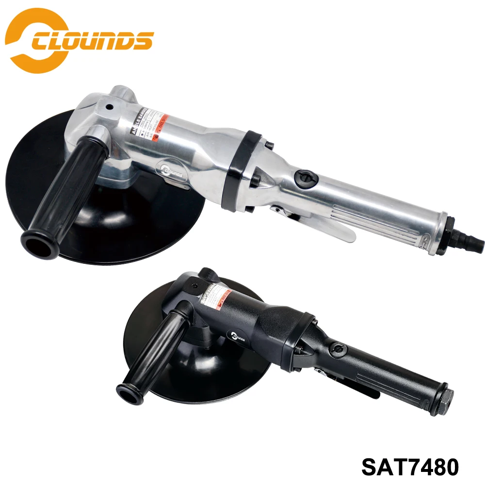 SAT7480 Pneumatic Sander Air Tool 7" Pad Size Power Tools High Speed Polisher | Инструменты