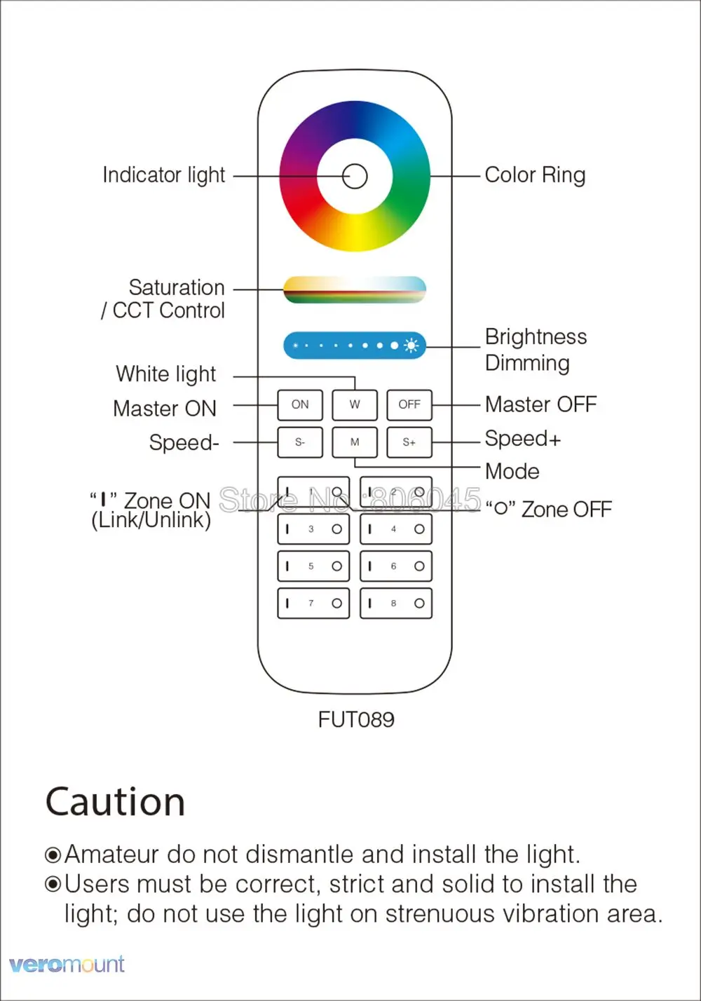 FUT062 AC85-265V Milight 9 Вт RGB+ CCT Вай-Фай совместимый светодиодный потолочный прожектор 2,4G Беспроводной 4-Зона дистанционного управления Android/iOs APP Управление