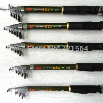

HENGJIA 2.1M-3.6M Long carp fishing rods river lake FRP rod fish vessel fishing stick armoured glass hard carp fishing tackles