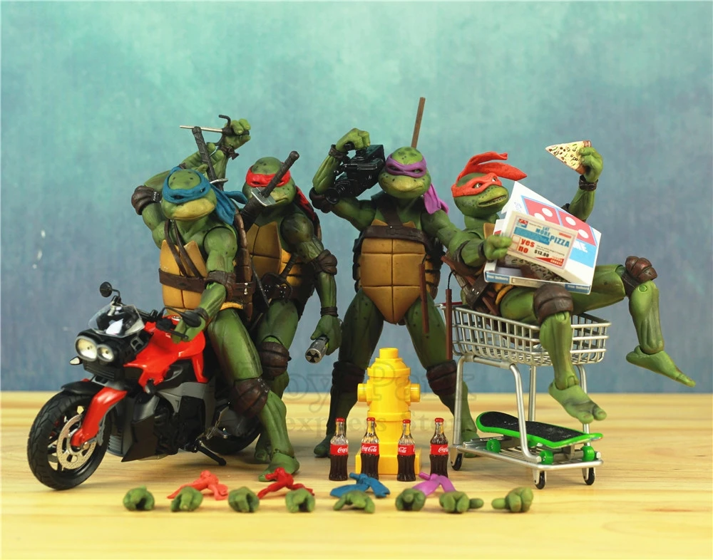 teenage mutant ninja turtles action figures set