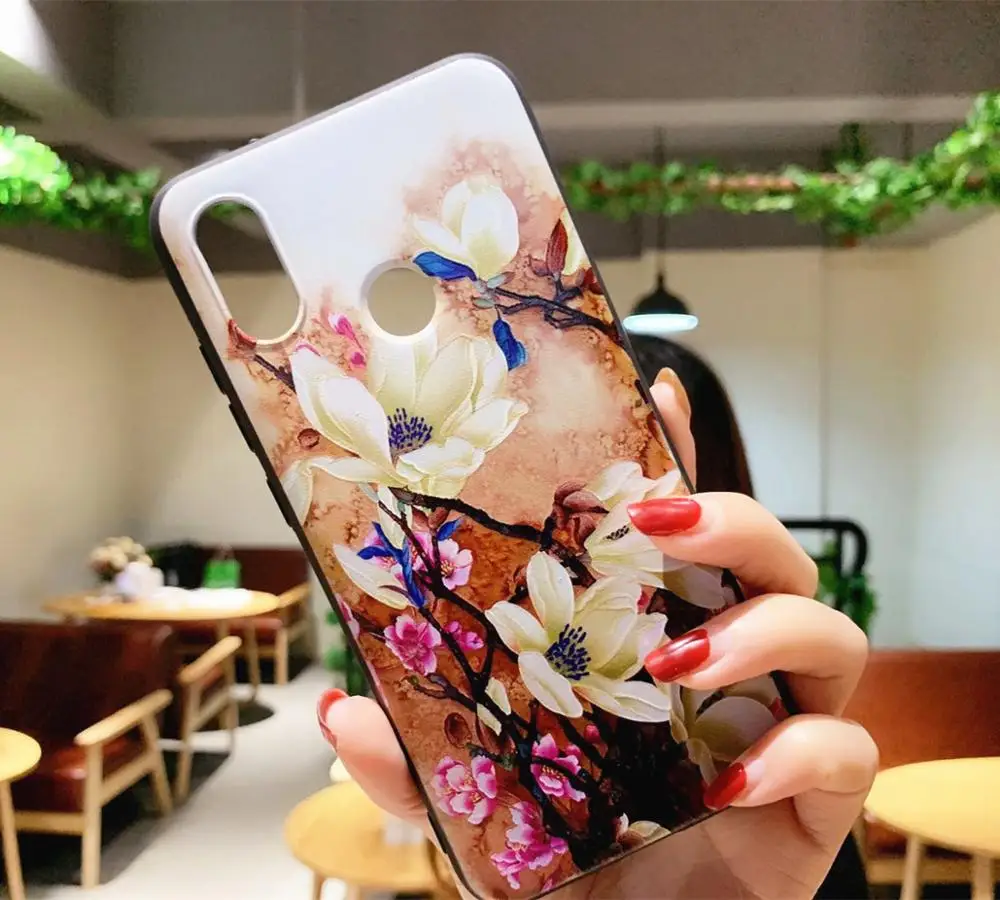 Чехол для Xiaomi Mi 8 lite 15 цветов 3D узор новый дизайн мягкий силиконовый чехол из ТПУ