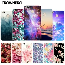 CROWNPRO чехол для телефона Xiaomi Redmi 4X Fundas Мягкий силиконовый чехол для Xiaomi Redmi 4X TPU задняя защита 5," для Redmi4x