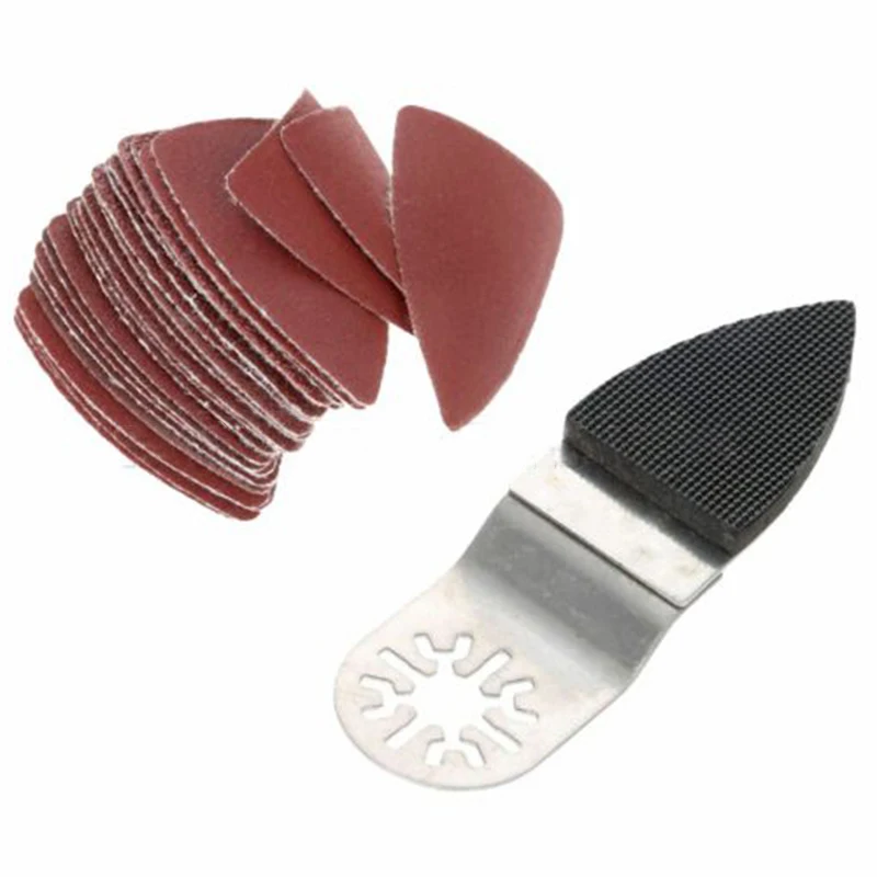 

26X/SET Sanding Sheets Detail Mouse Palm Sander Sandpaper Finger Sanding Pad Kit