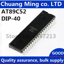 20 шт./лот AT89C52 AT89C52-24PI AT89C52-24PU MCU 8BIT 8KB FLASH DIP-40 лучшего качества