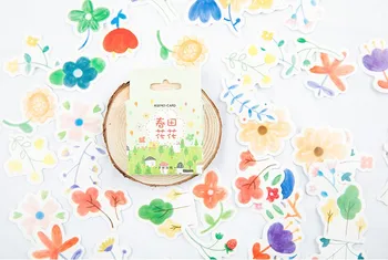 

Spring field diy decorative sticker(1pack=46pieces)