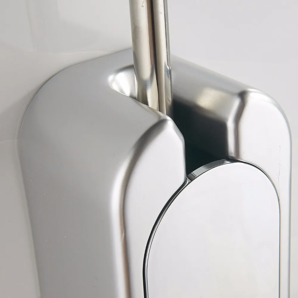 Пластиковая щетка для унитаза ABS Чистящая Щетка для туалета держатель пластиковые аксессуары для ванной комнаты no dill no винт